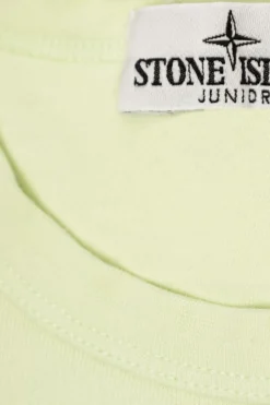 Stone Island Junior YELLOW Sweatshirt with logo patch