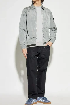 Stone Island NAVY BLUE Cotton pants.