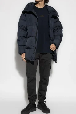 Stone Island NAVY BLUE "Garment Dyed" down jacket