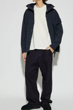 Stone Island NAVY BLUE Hooded jacket