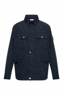Stone Island NAVY BLUE Jacket Micro Twill