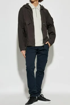 Stone Island NAVY BLUE Pants with logo