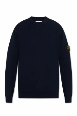 Stone Island NAVY BLUE Ribbed sweater
