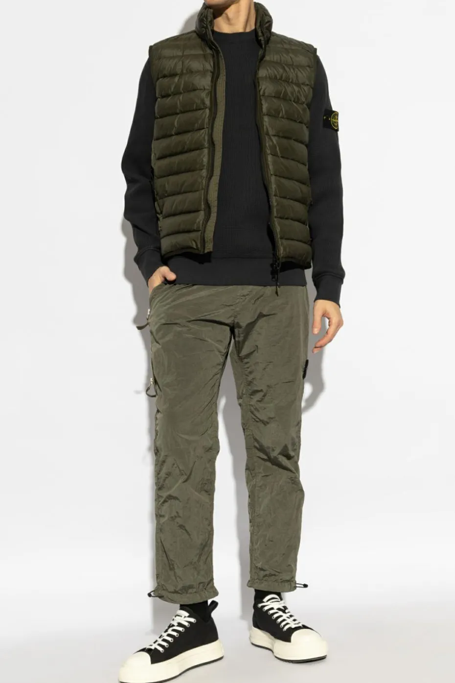 Stone Island NAVY BLUE Sweatshirt with logo