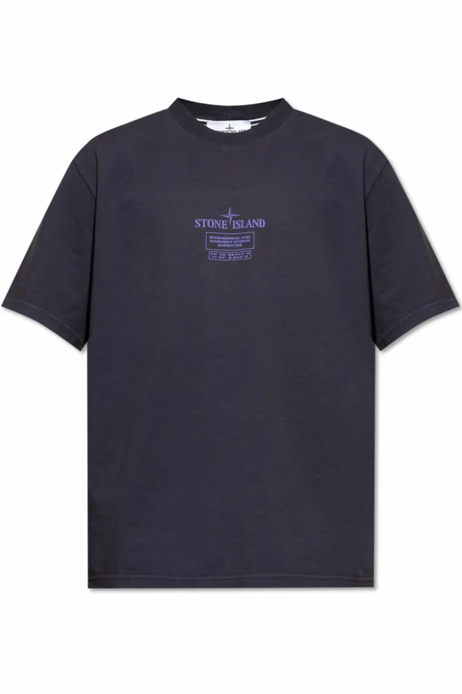 Stone Island PURPLE T-shirt with logo