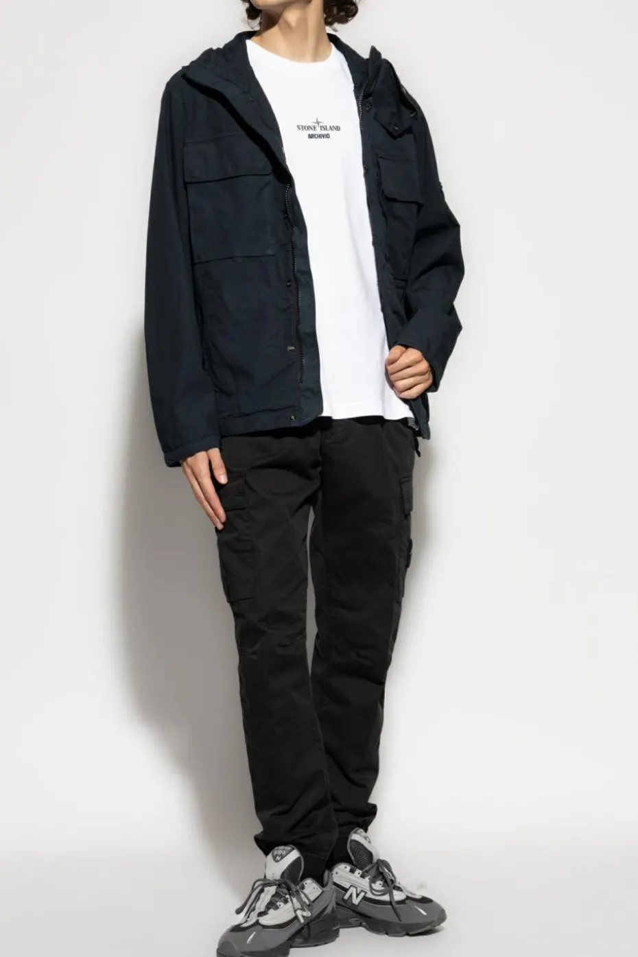 Stone Island WHITE T-shirt with logo