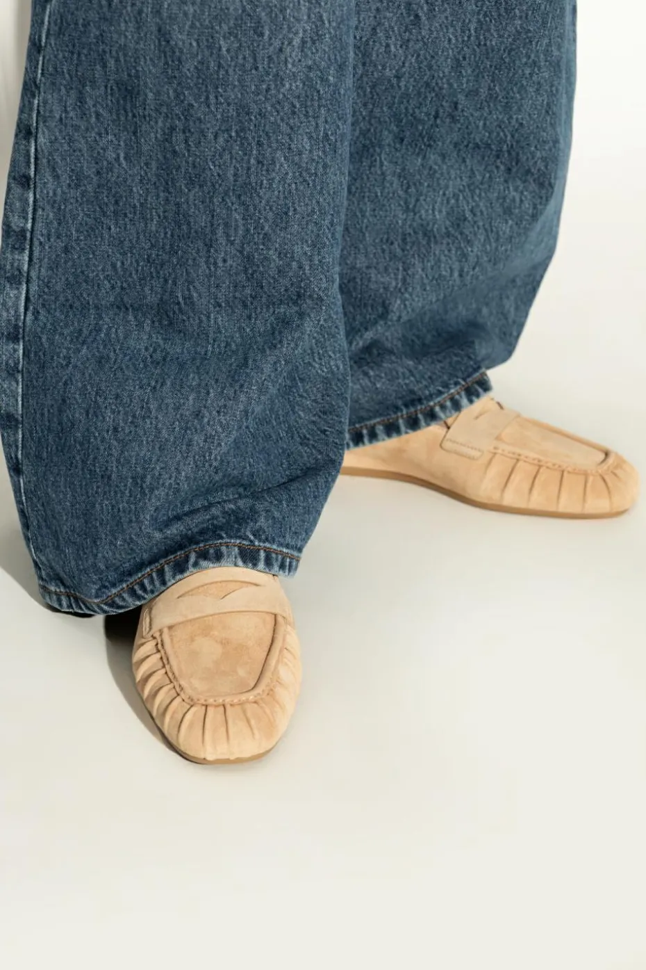 Stuart Weitzman beige Loafers "Brooks"