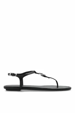 Stuart Weitzman BLACK ‘Georgie’ Sandals