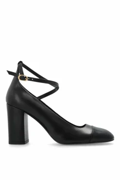 Stuart Weitzman BLACK Heeled Shoes Eden Strap