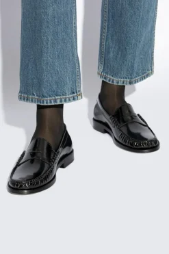Stuart Weitzman BLACK Leather boots Lottie