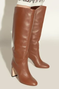 Stuart Weitzman BROWN Heeled boots 'Yuliana'