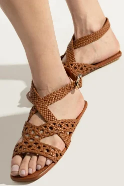 Stuart Weitzman BROWN ‘Thea’ Sandals