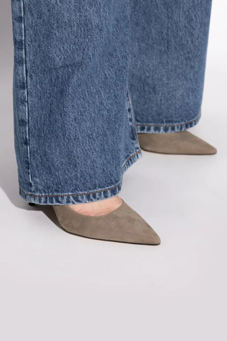 Stuart Weitzman GREY 'Stuart' pumps