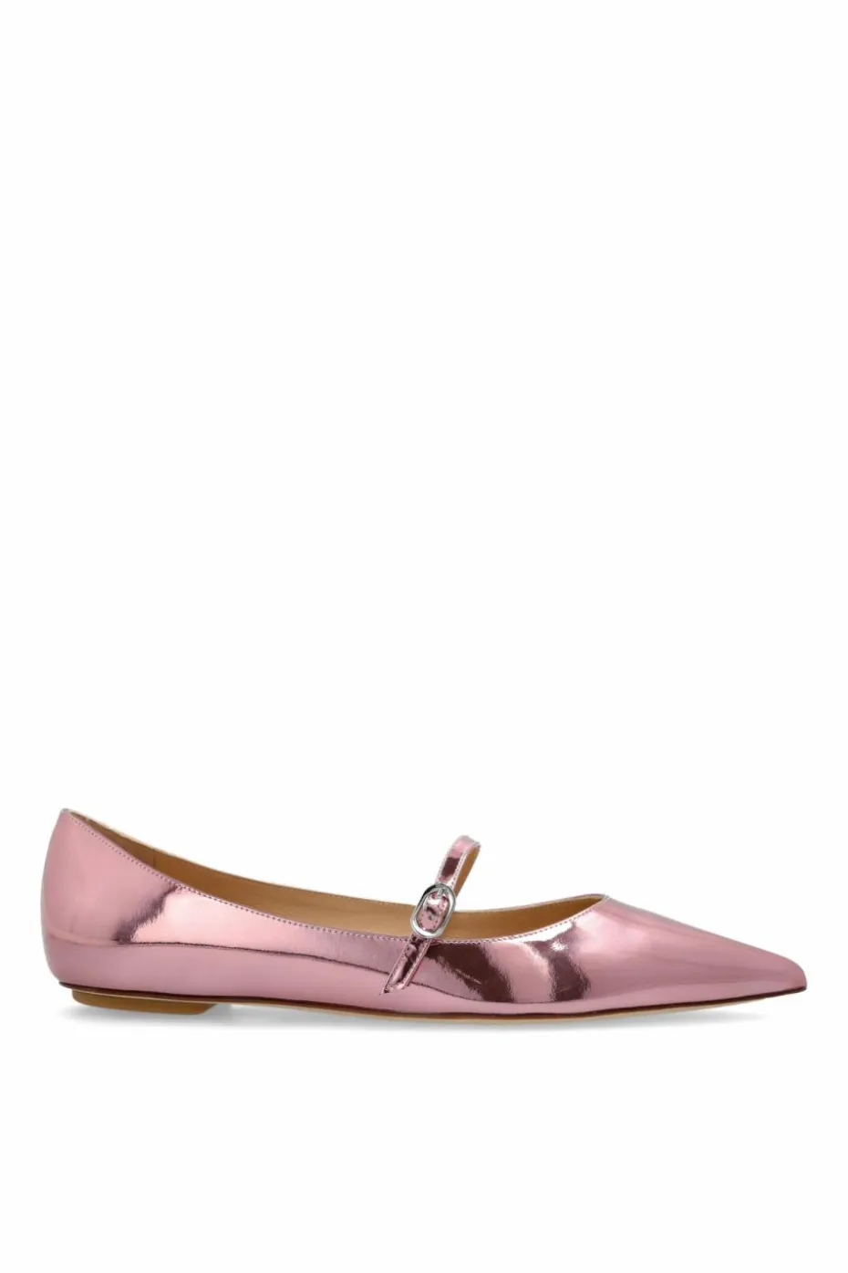 Stuart Weitzman PINK Patent ballerinas Emilia