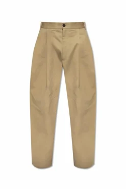 Studio Nicholson beige Trousers `Sorte`