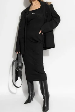 T by Alexander Wang BLACK Strappy Dress