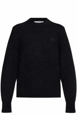 T by Alexander Wang BLACK Sweater with logo