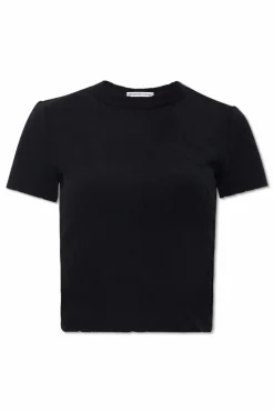 T by Alexander Wang BLACK T-shirt with logo