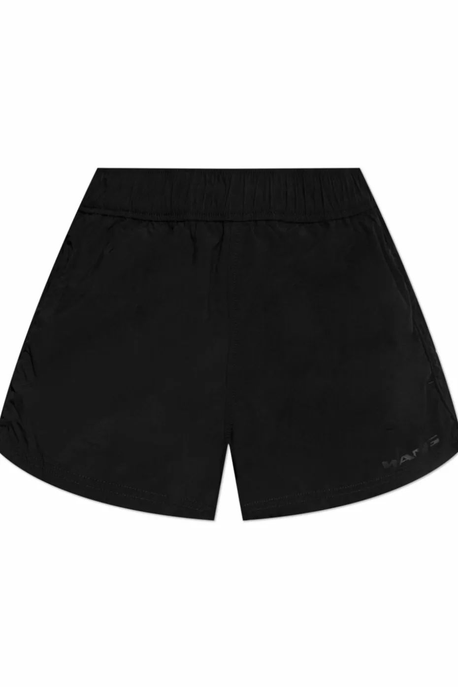 T by Alexander Wang BLACK Shorts with printed logo