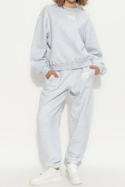 T by Alexander Wang GREY Sweatshirt with logo