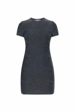T by Alexander Wang GREY Fitted dress