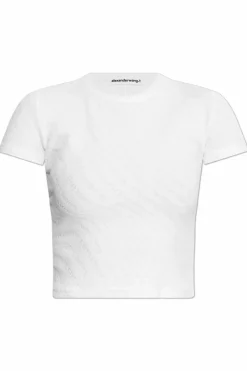 T by Alexander Wang WHITE Logo top