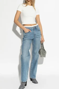 T by Alexander Wang WHITE Logo top