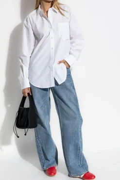 T by Alexander Wang WHITE Shirt with pocket