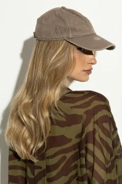 The Attico beige Cap with visor collection "Estate Meravigliosa"