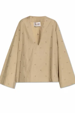 The Attico beige Shirt from the `Estate Meravigliosa` collection