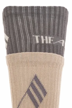 The Attico beige Socks with logo