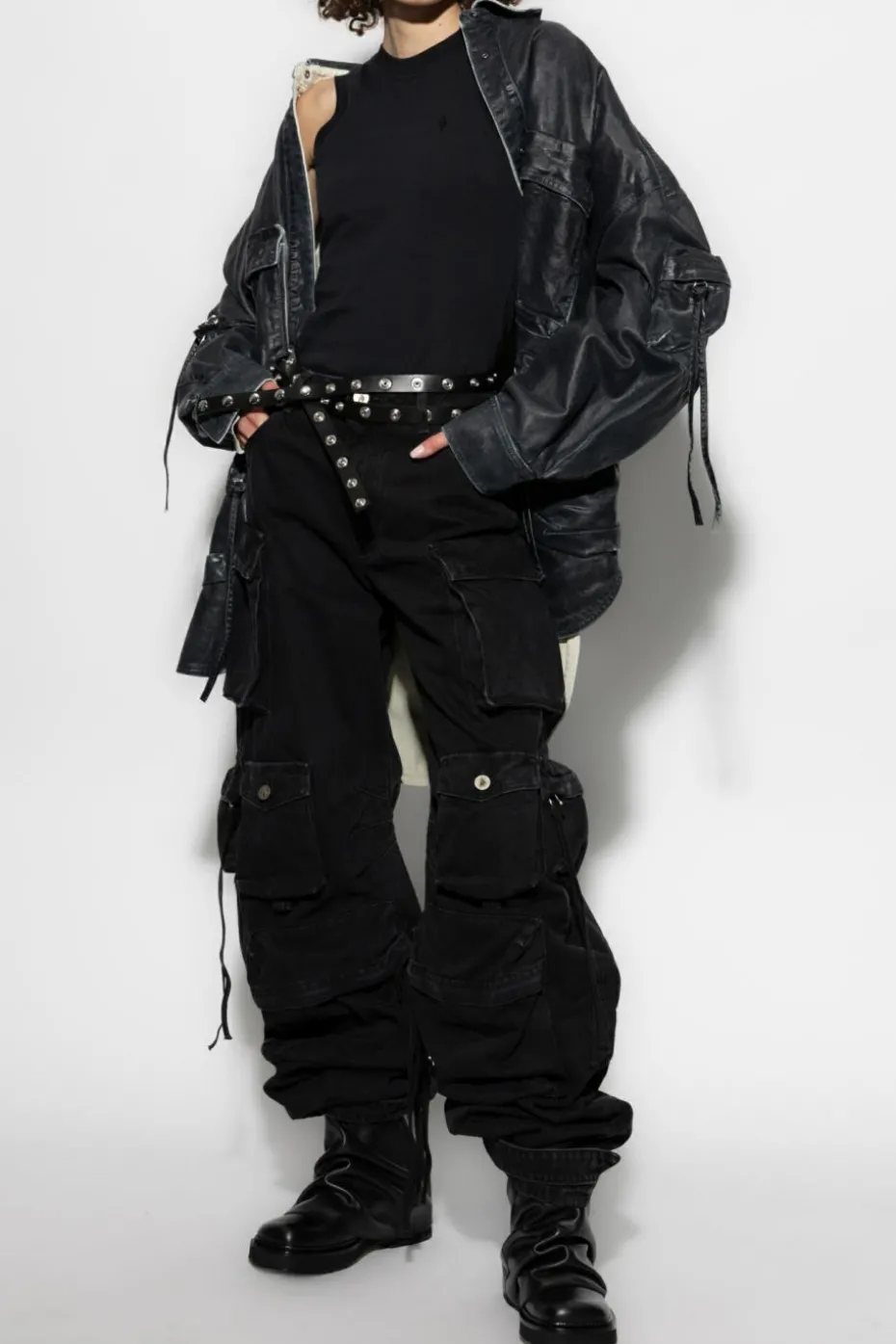 The Attico BLACK Denim jacket