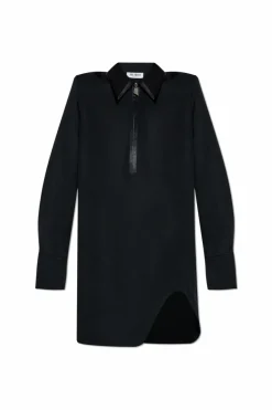The Attico BLACK Dress with collar