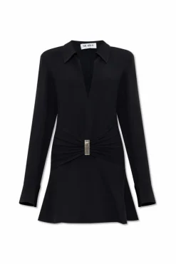 The Attico BLACK Dress with appliqué