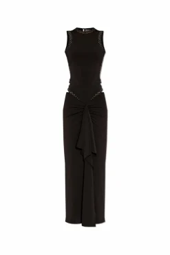 The Attico BLACK Dress with decorative finish