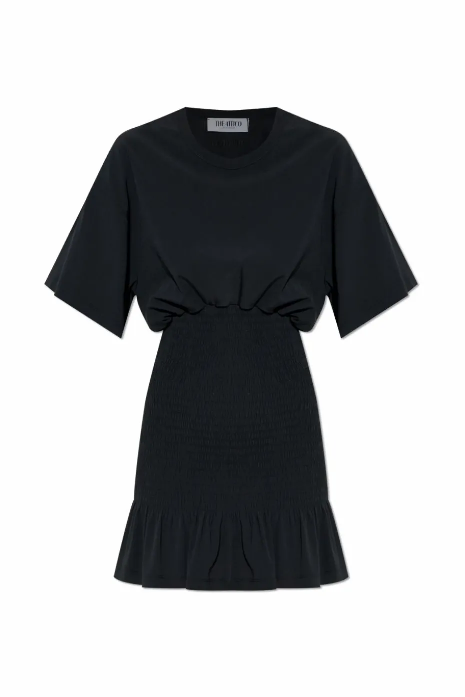 The Attico BLACK Dress with ruching