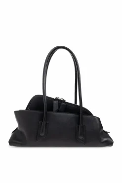 The Attico BLACK Handbag `La Passeggiata Small`
