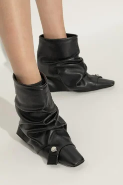 The Attico BLACK Heeled ankle boots Juno