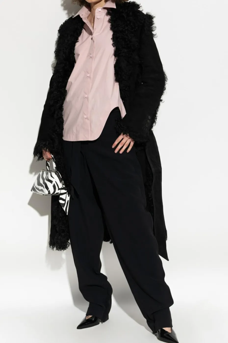 The Attico BLACK High-waisted trousers