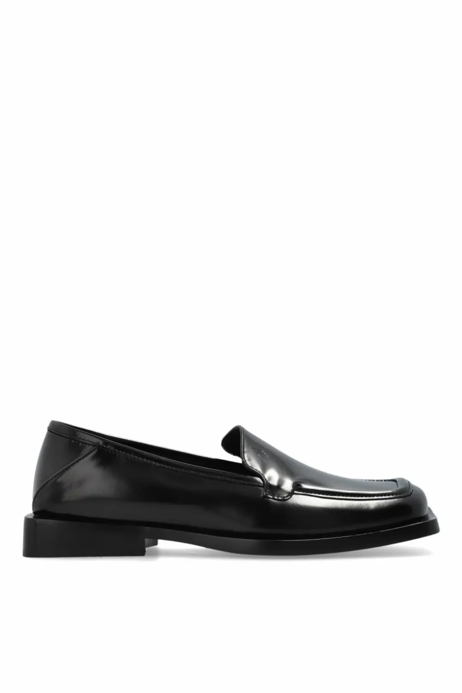 The Attico BLACK Leather boots Micol