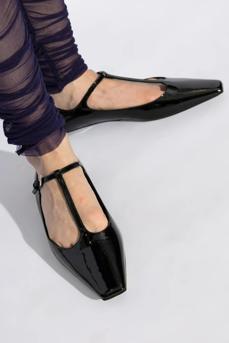 The Attico BLACK Leather shoes