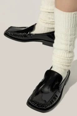 The Attico BLACK Leather boots Charles