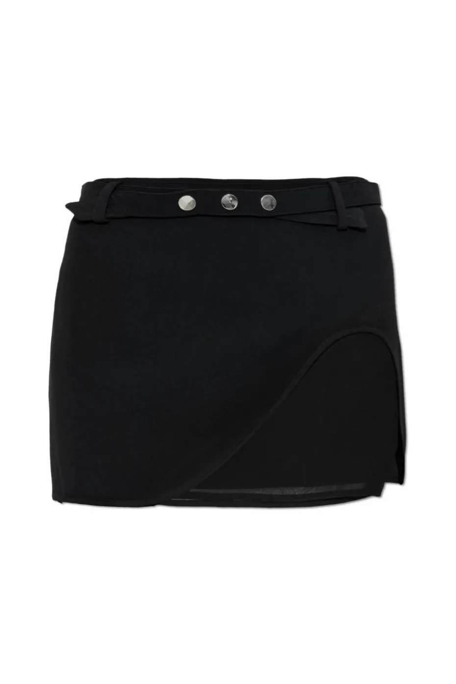 The Attico BLACK Skirt with a slit