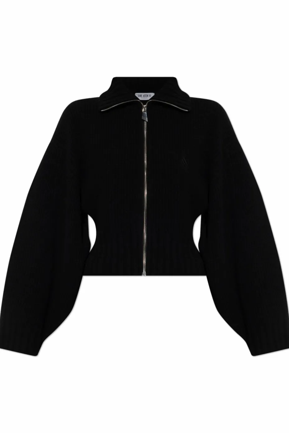 The Attico BLACK Wool cardigan
