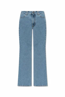 The Attico BLUE Jeans with logo
