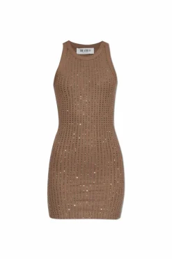 The Attico BROWN Dress with decorative finishing