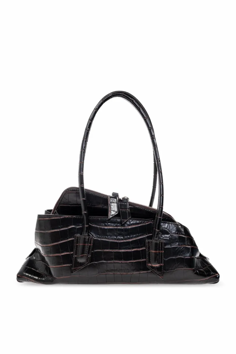 The Attico BROWN Handbag `La Passeggiata Small`