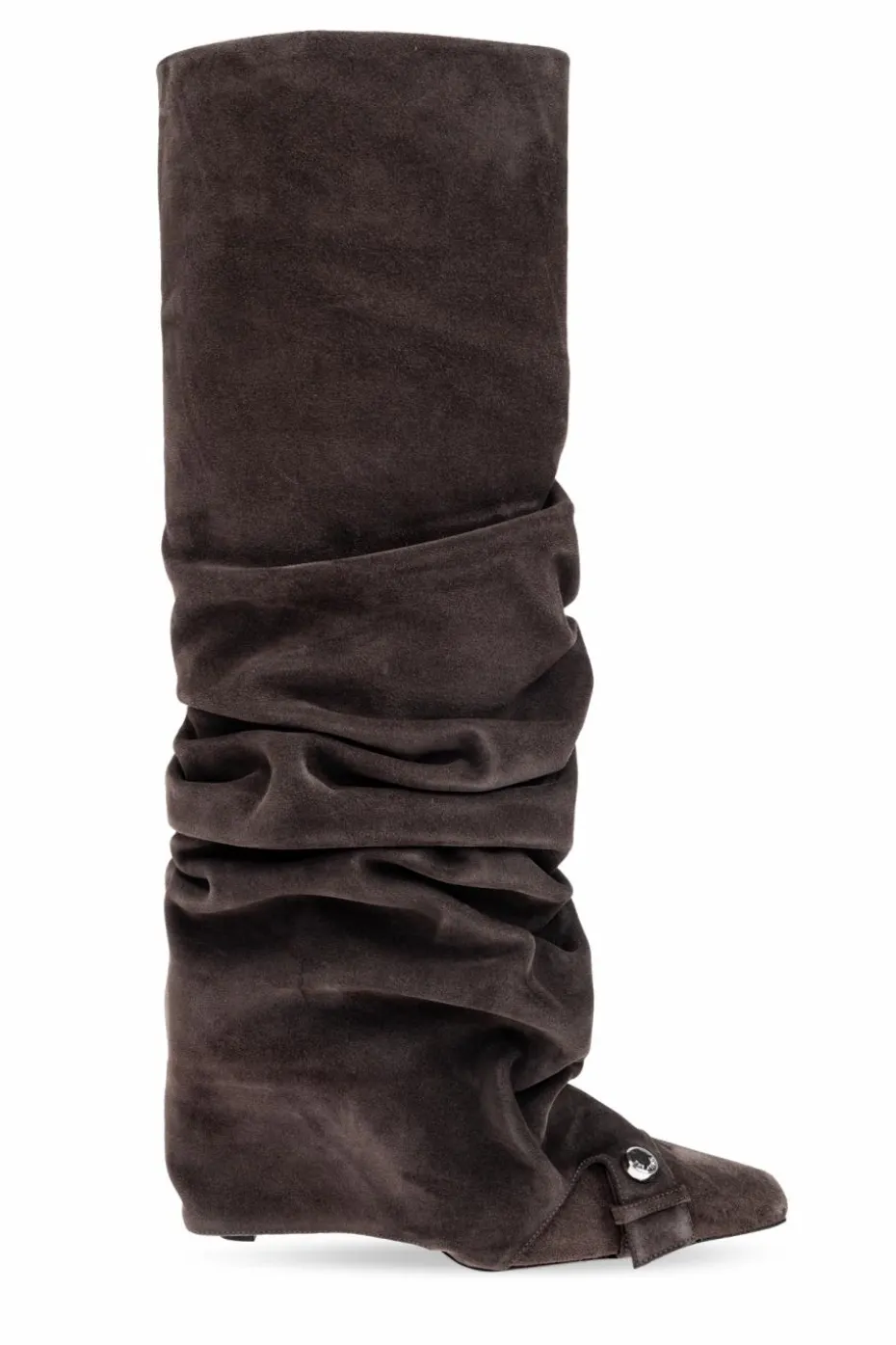The Attico BROWN Juno knee-high boots