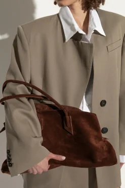The Attico BROWN La Passeggiata shopper bag
