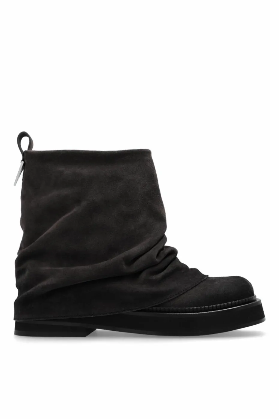 The Attico BROWN Leather ankle boots ‘Mini Robin’